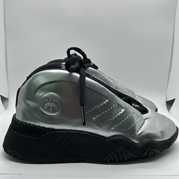 Adidas x Alexander Wang Futureshell Silver/Black Sneaker Shoes **Size 7** - Picture 3 of 8